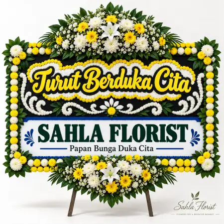 Papan Bunga Duka Dieng Malang